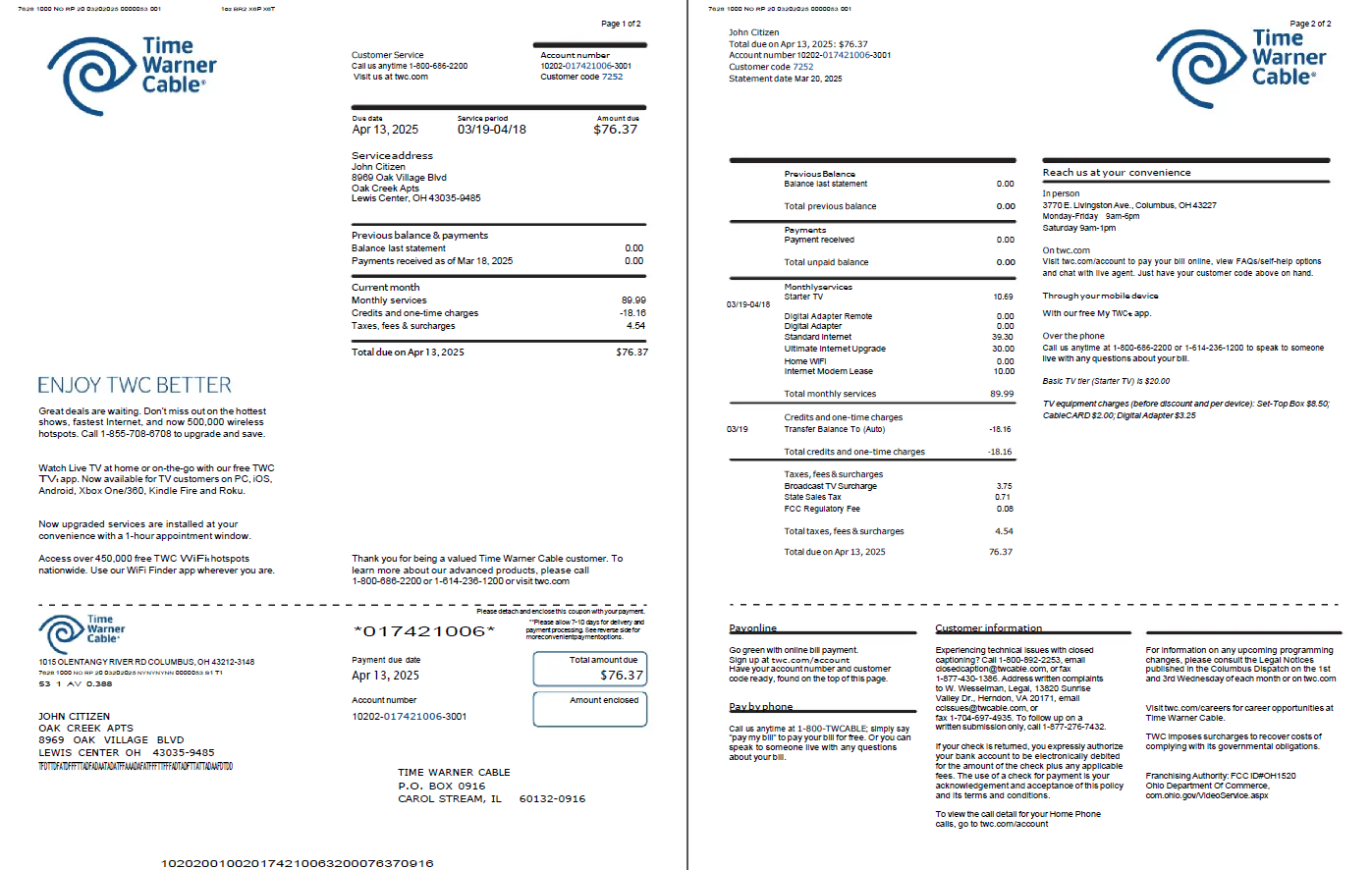  Minol USA business utility bill 
